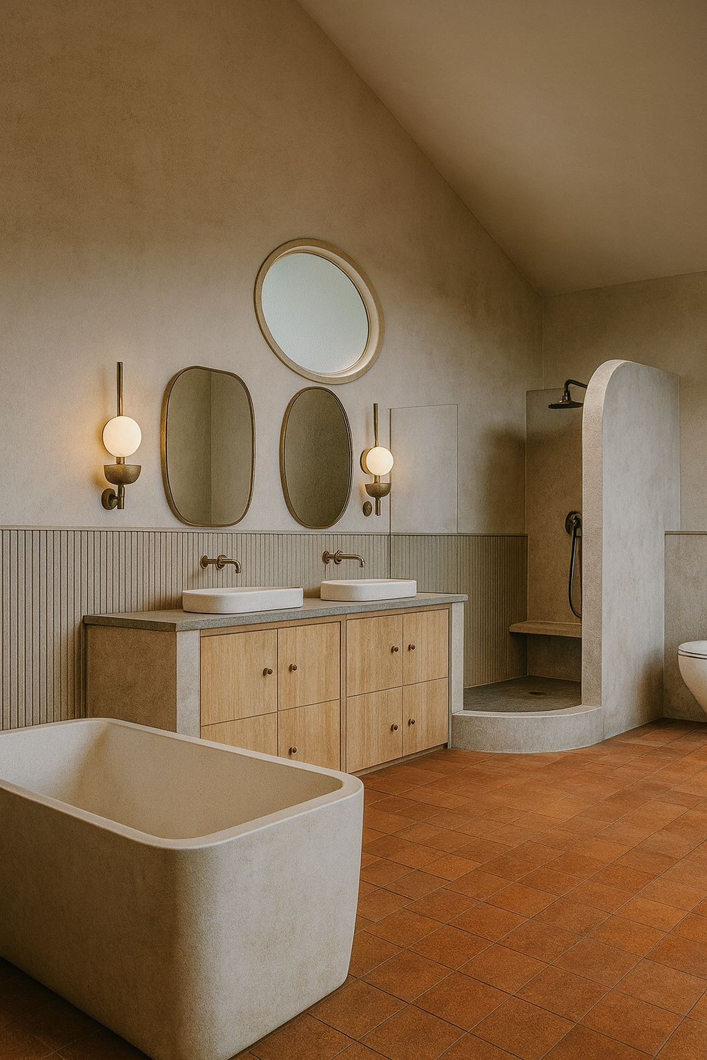 Projection d'ambiance de salle de bain pour Lou Casatin